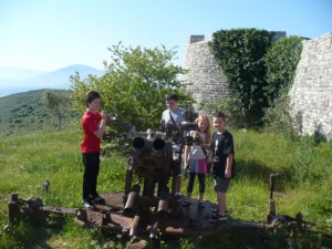 SARANDE GUNS AND BUNKERS SARANDE ALBANIA