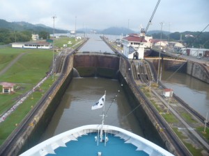 P1010911 Entering Miraflores Locks, Panama Canal